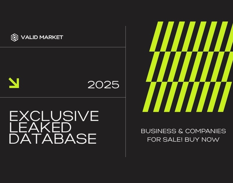 Valid Market - Exclusive Leaked Database of Business